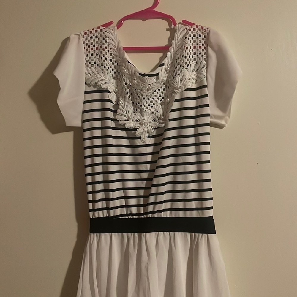 Black and white dress. Size S